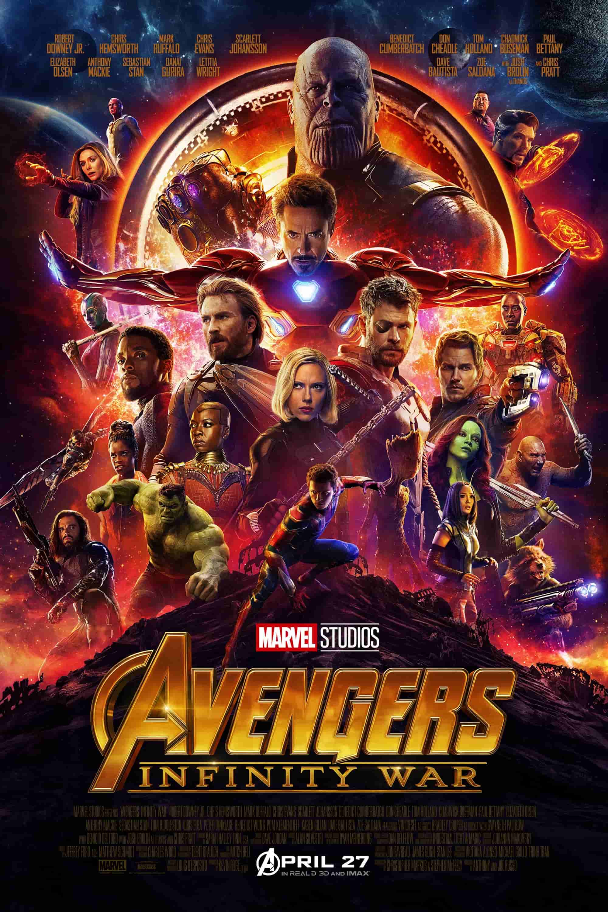 Póster avengers infinity war