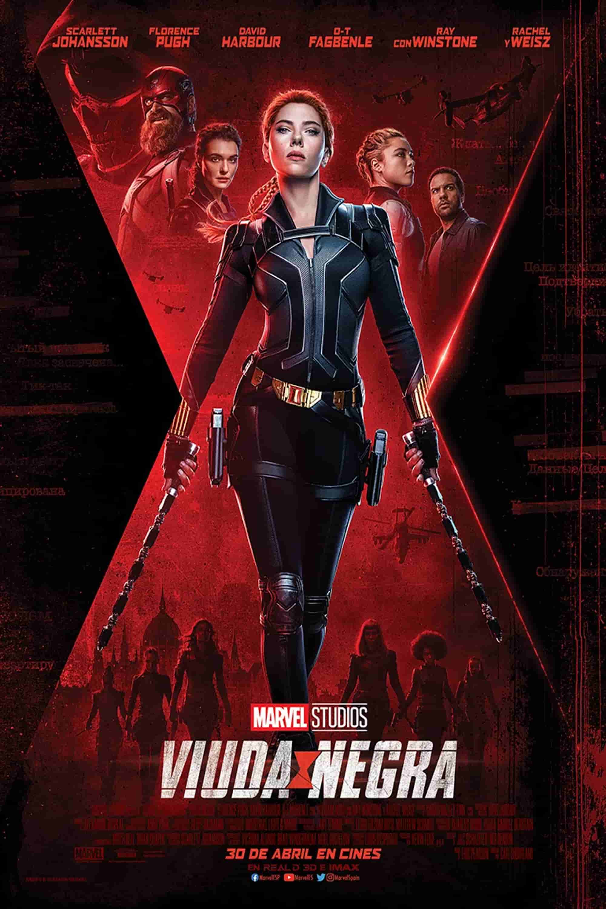 Póster de la viuda negra