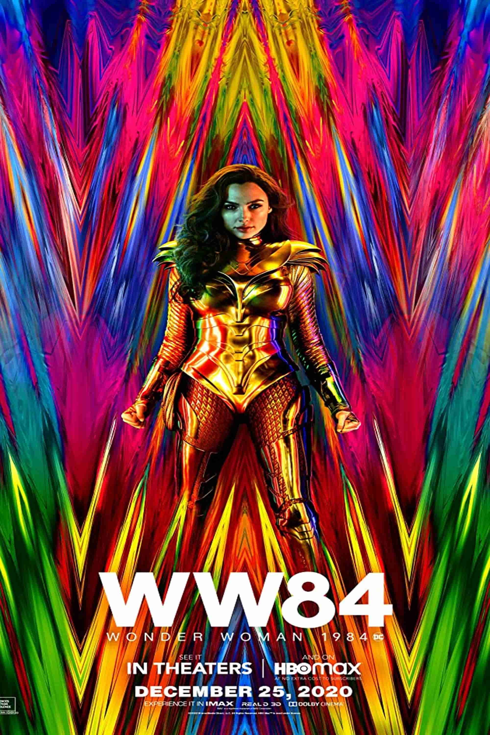 Póster de la mujer maravilla 1984