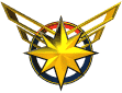 Logo Capitana marvel